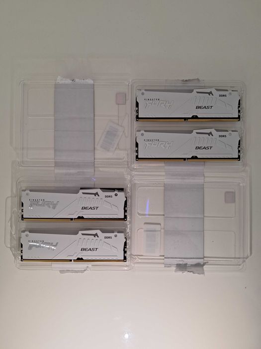 (2x16GB) DDR5 6000 MT/s Kingston FURY Beast White RGB EXPO