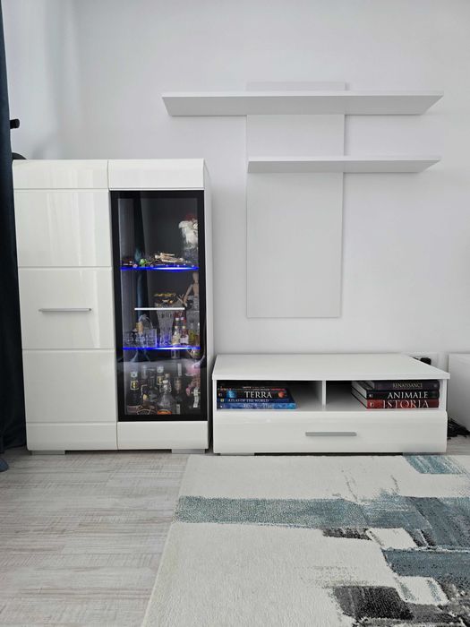 Mobila alba living Kika
