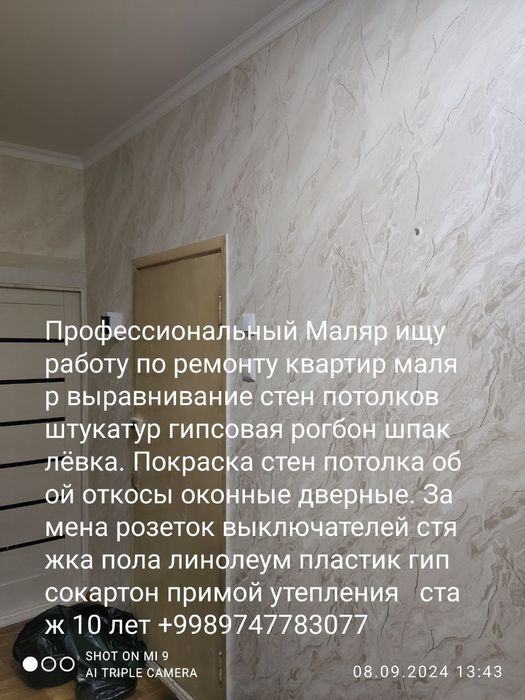 Ремонт малярка Виталий