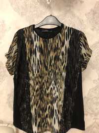 Zara bluza animal print, M