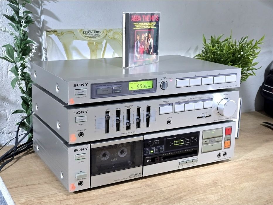 Linie audio SONY, deck tc-fx35, amplificator ta-ax35,tuner st-jx35L