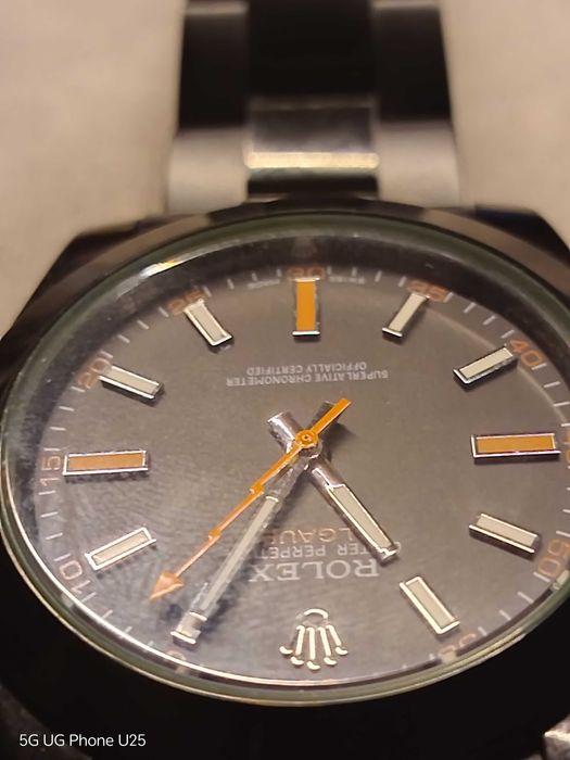 Rolex Oyster Perpetual Milgauss Черен Оригинал