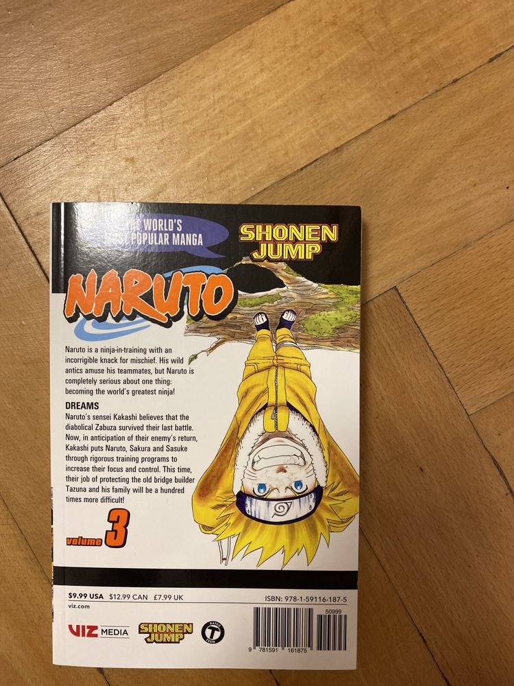 Naruto manga vol 3
