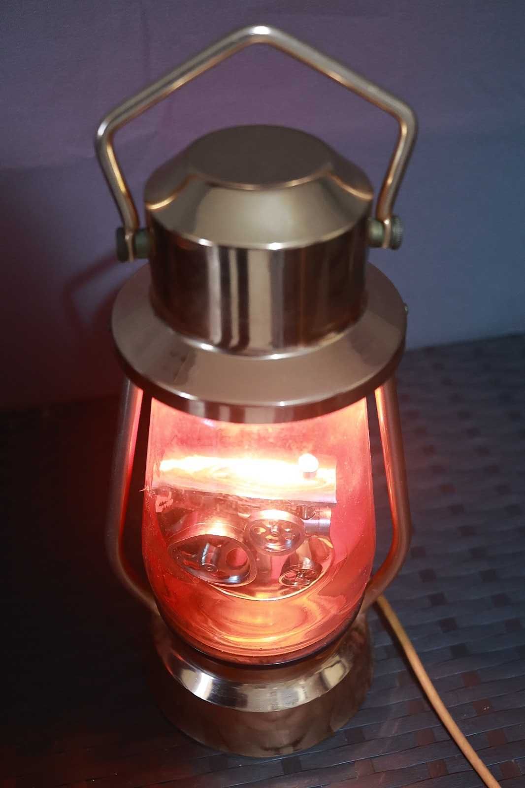 Antichitate retro veche veioză lampă cu motorul de tracțiune Crestwort