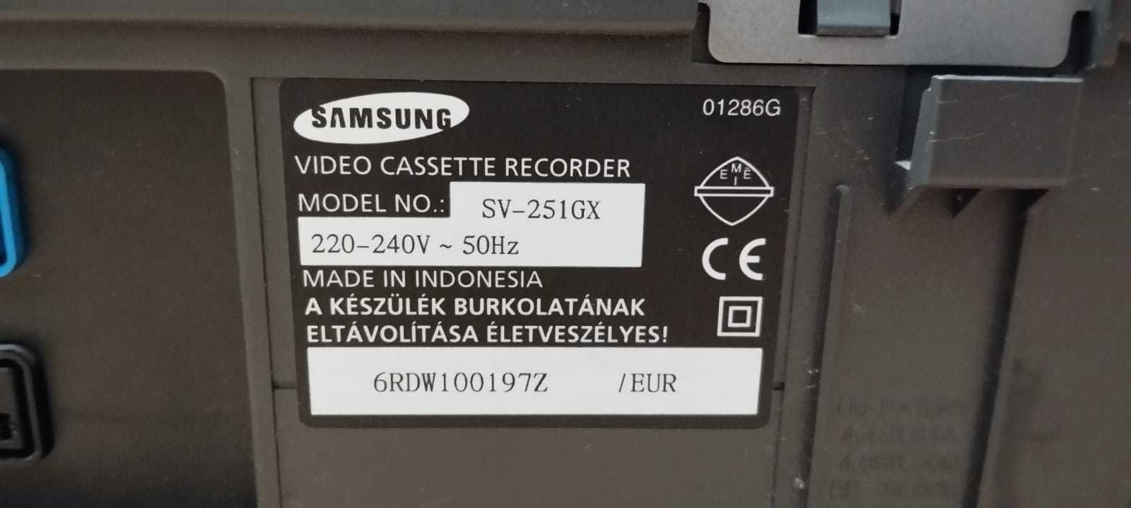 Video Recorder Player VCR VHS SAMSUNG SV-251 GX