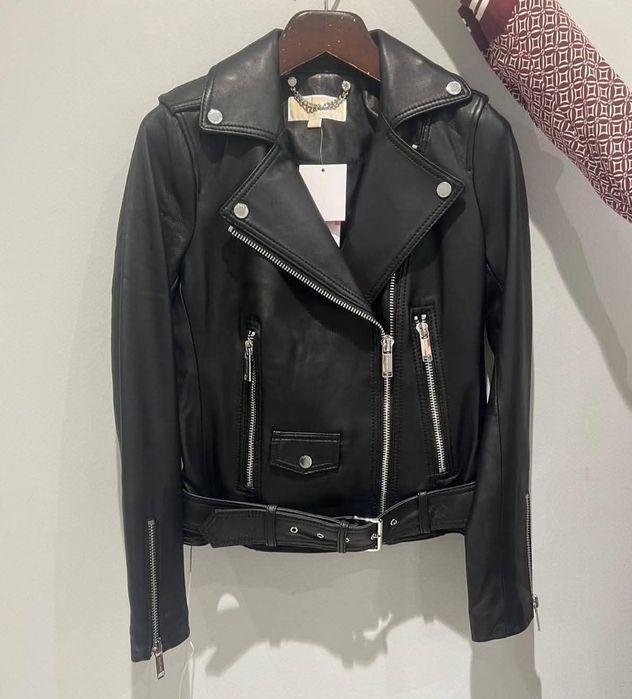 Vând jachetă de piele Michael Kors