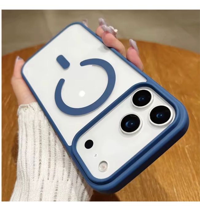 Husa Magnetica cu Spate Clar Tare - Iphone 17 17 PRO 17 PRO MAX 17 AIR