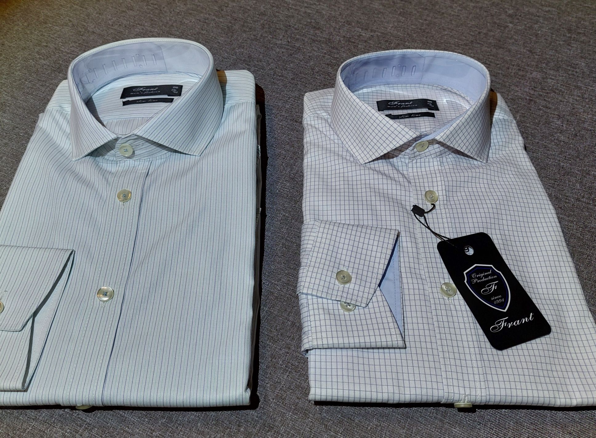 Български мъжки ризи Frant 39/40 М Slim line