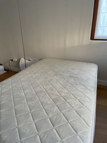 Легло с матрак, метална основа, подматрачна рамка и матрак Тед