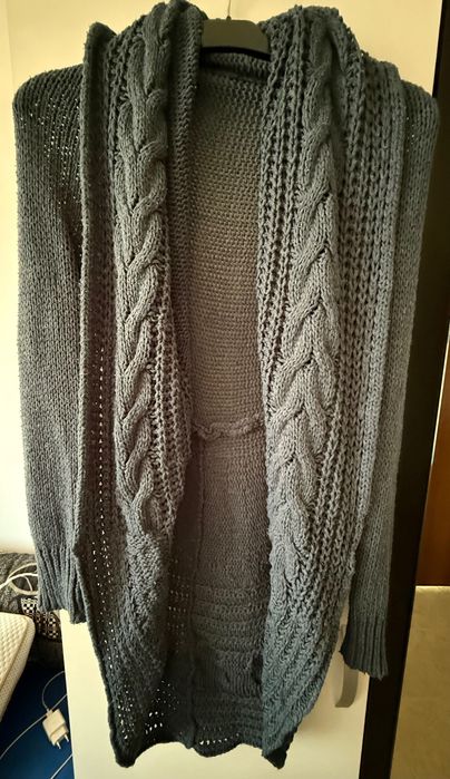 Жилетка с голяма яка