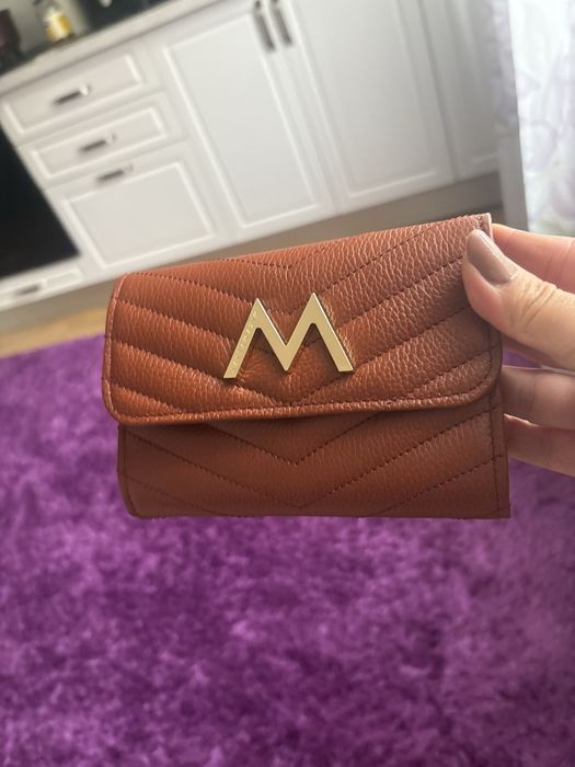 Portofel , Laura Maxim , piele naturala ! Rust