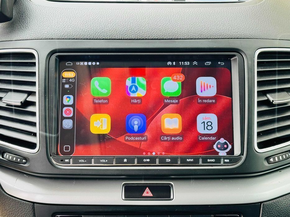 4G Carplay Skoda Octavia Fabia Superb Seat Leon Altea Toledo Navigatie