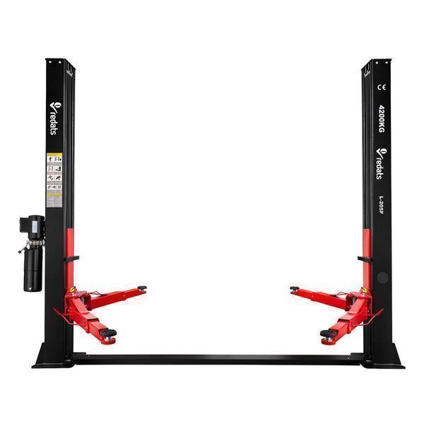 Двуколонен подемник 4.2 т с електрохидравлично ръчно освобождаване 230