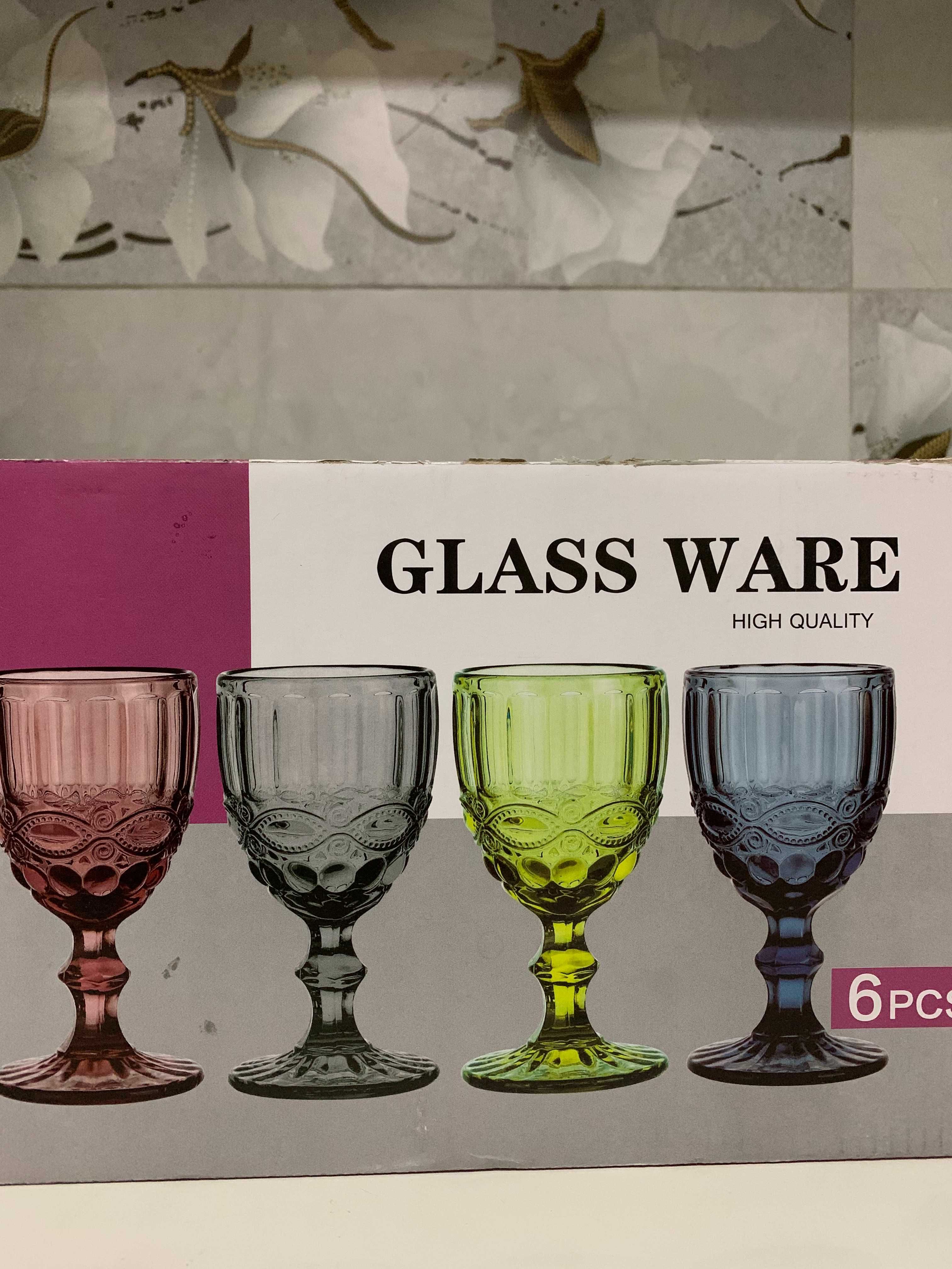 Бокалы Glass ware декоративные 320 мл