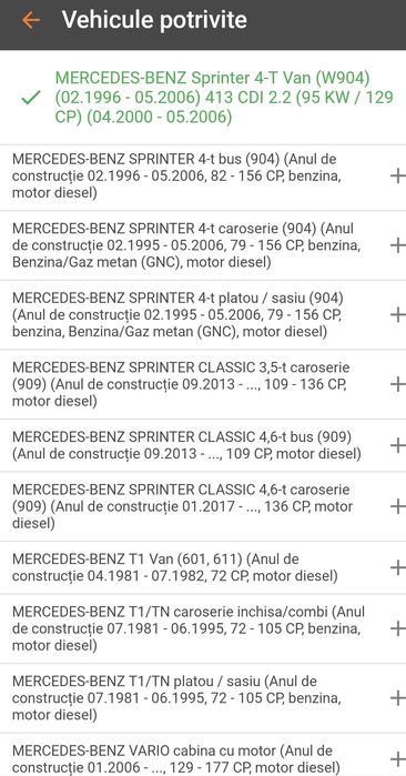 Rulment spate Sprinter Vw Lt Roți duble 1996-2024 Toată gama de rulmen