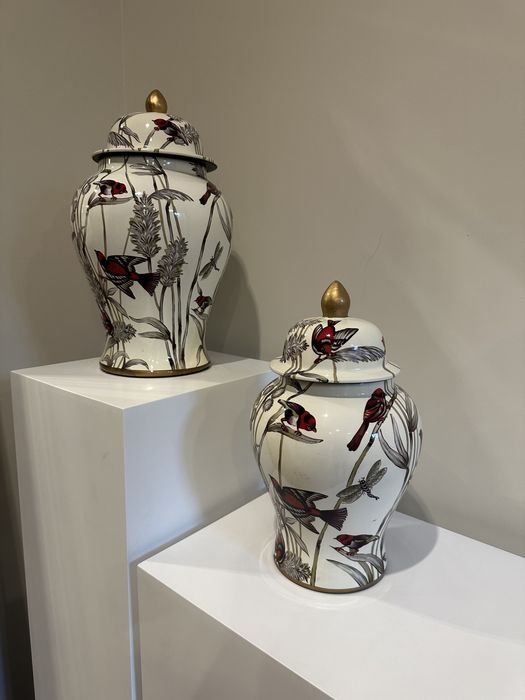 Вазы с крышкой керамика