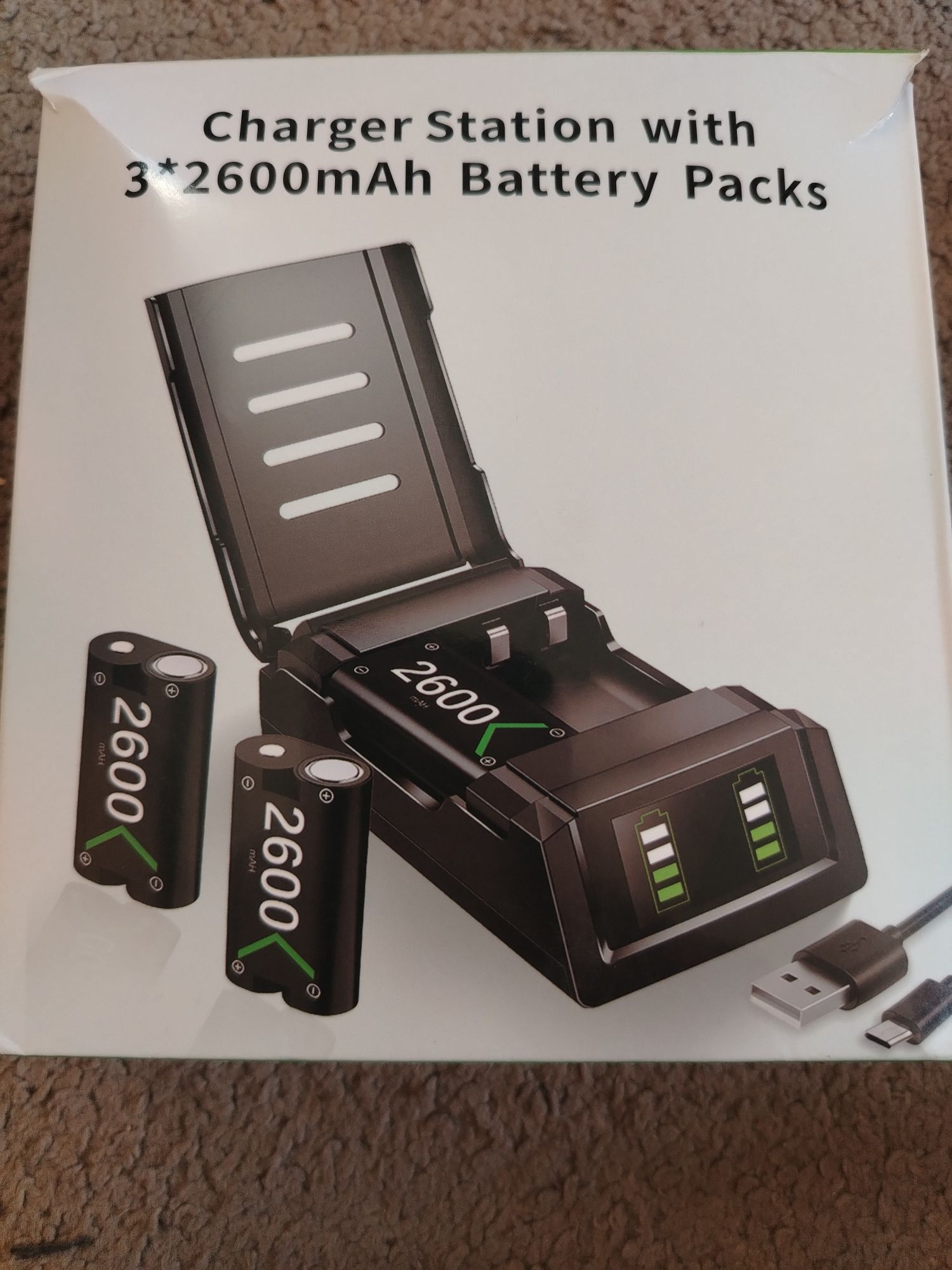 Incarcator baterii controler Xbox One Seria XS, Incarcare rapida,