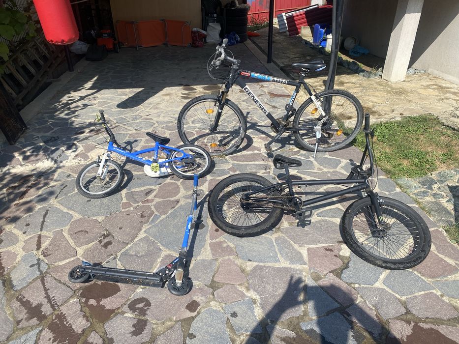 Bicicleta bmx, neagra   Biciccleta cu 7 viteze ,bicicleta copii