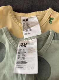 Ромпъри H&M, памучни гащеризончета.