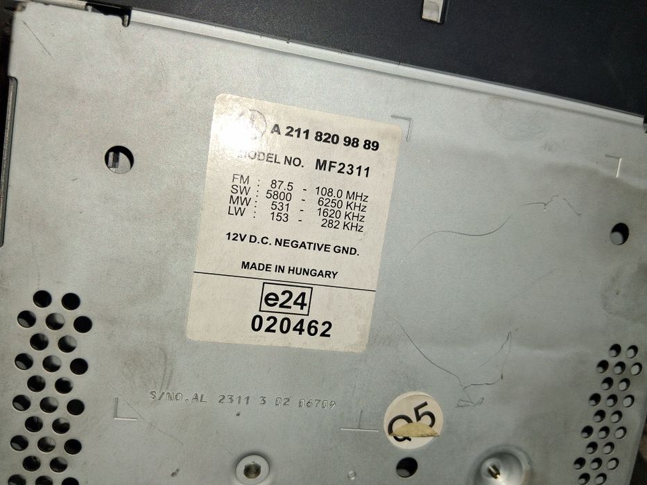 Медия от Mercedes e class w211