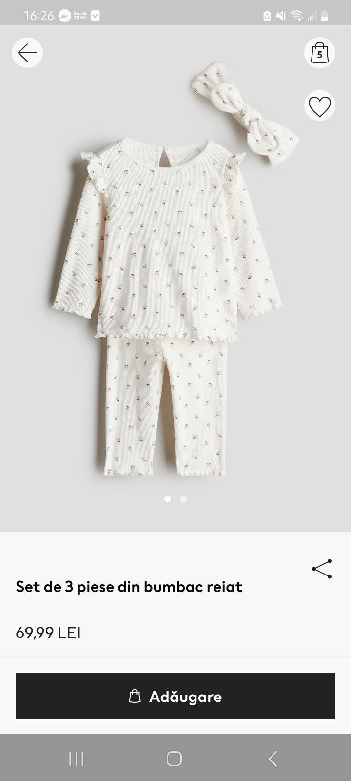 Compleu h&m,  68