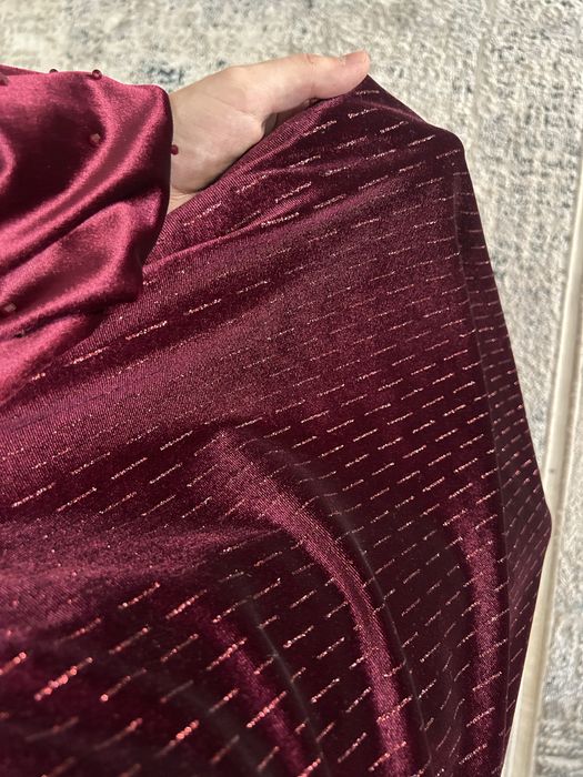 Платье из бархата