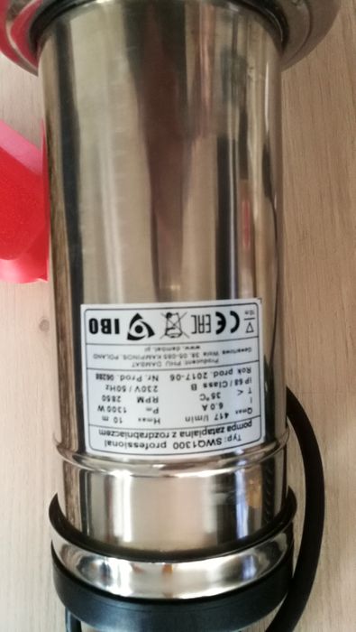 Pompa submersibila, pompa, din inox Ibo SWQ 1300 cu tocator