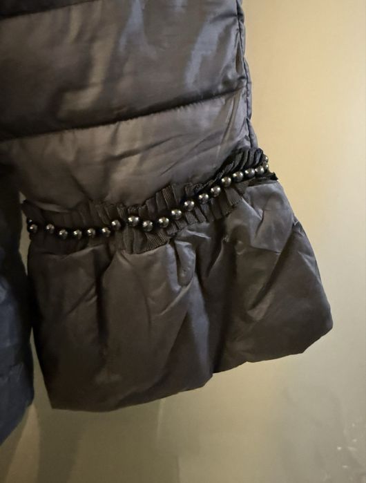 Дамско черно яке с 3/4 ръкав