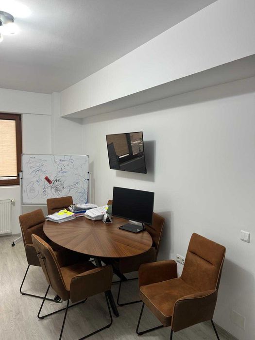 Vand set scaune si masa birou