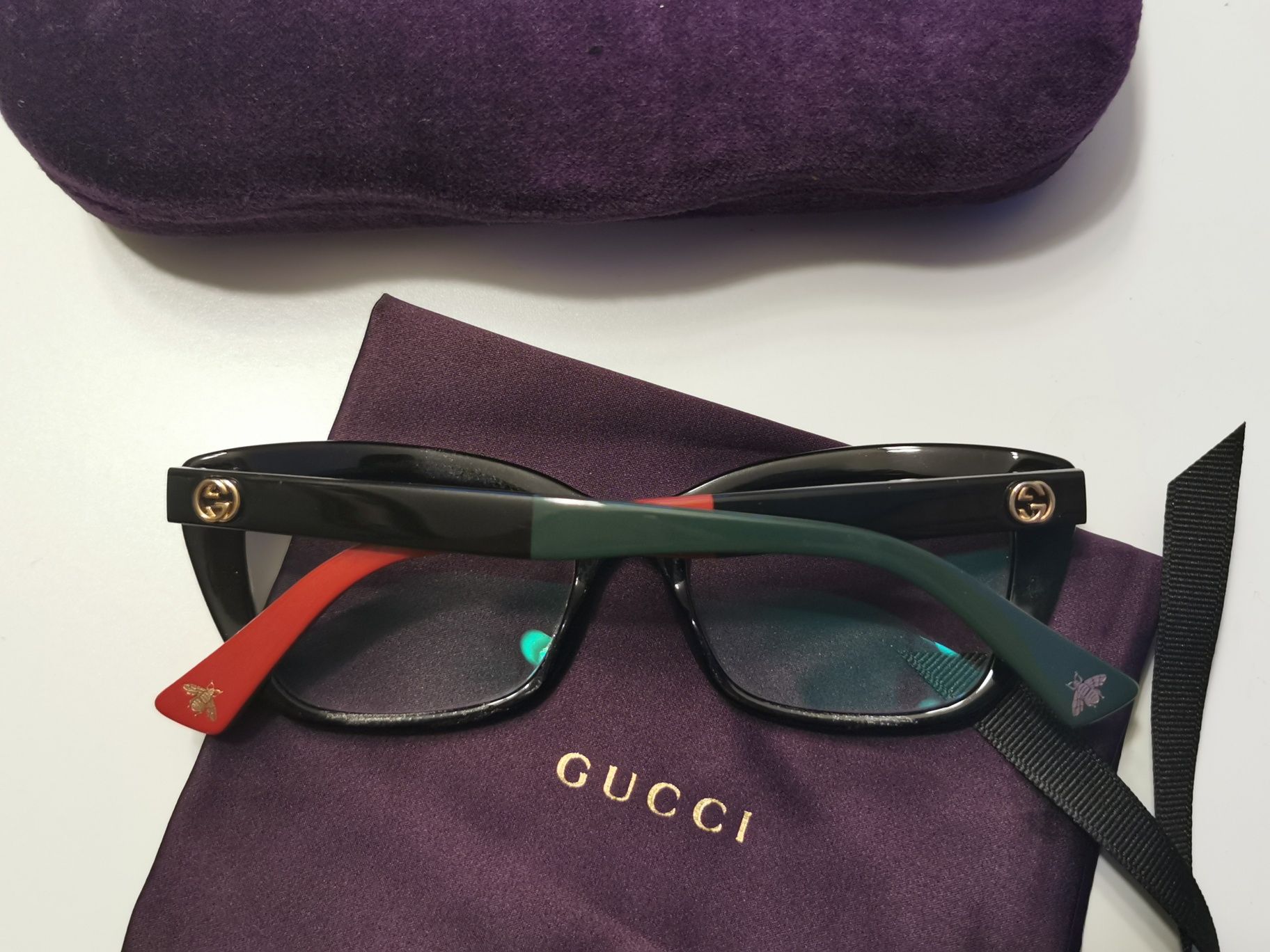 Rame ochelari GUCCI GG0165ON 003 (negru/rosu/verde) - CA NOI