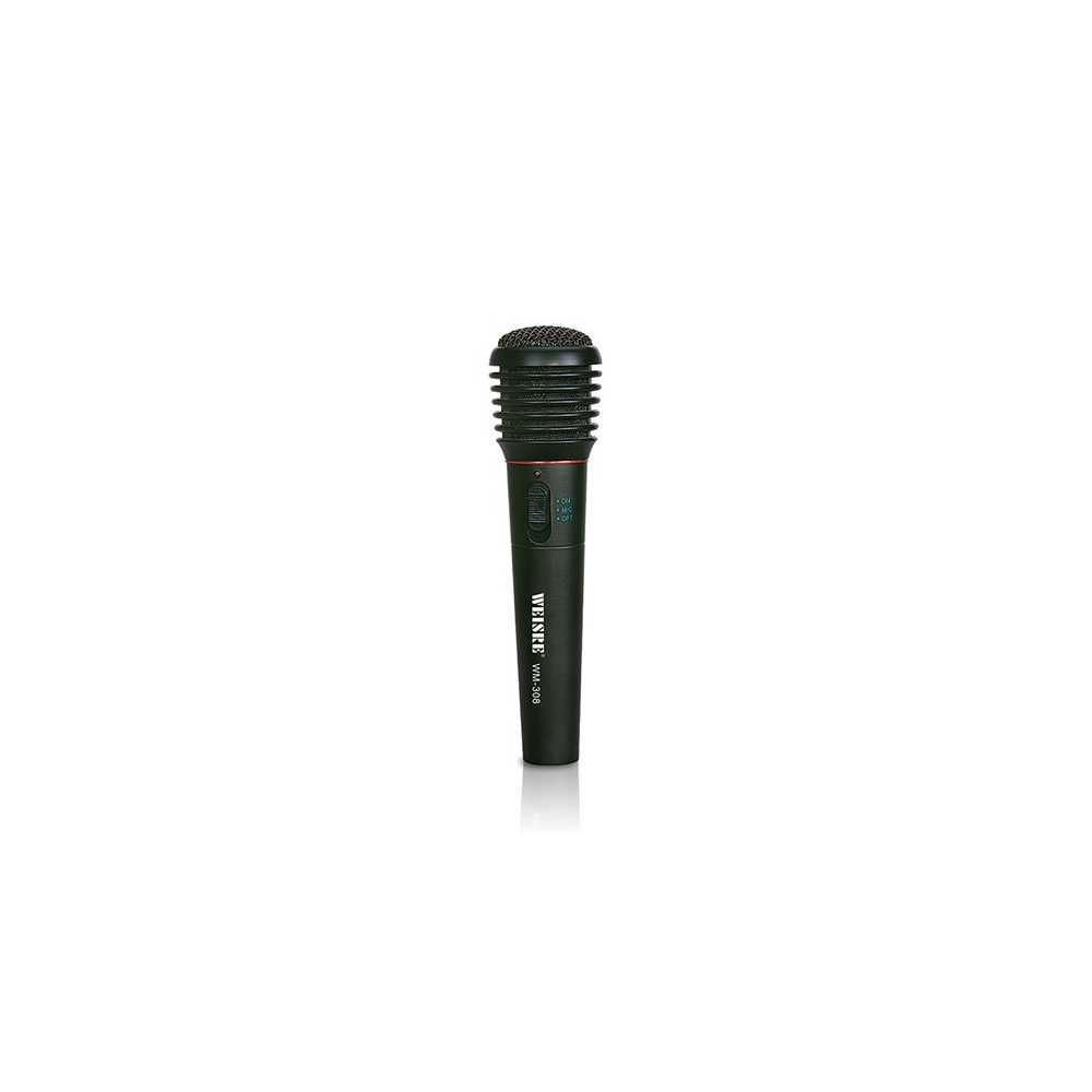 Microfon profesional wireless + fir, conectare cu orice boxa prin jack