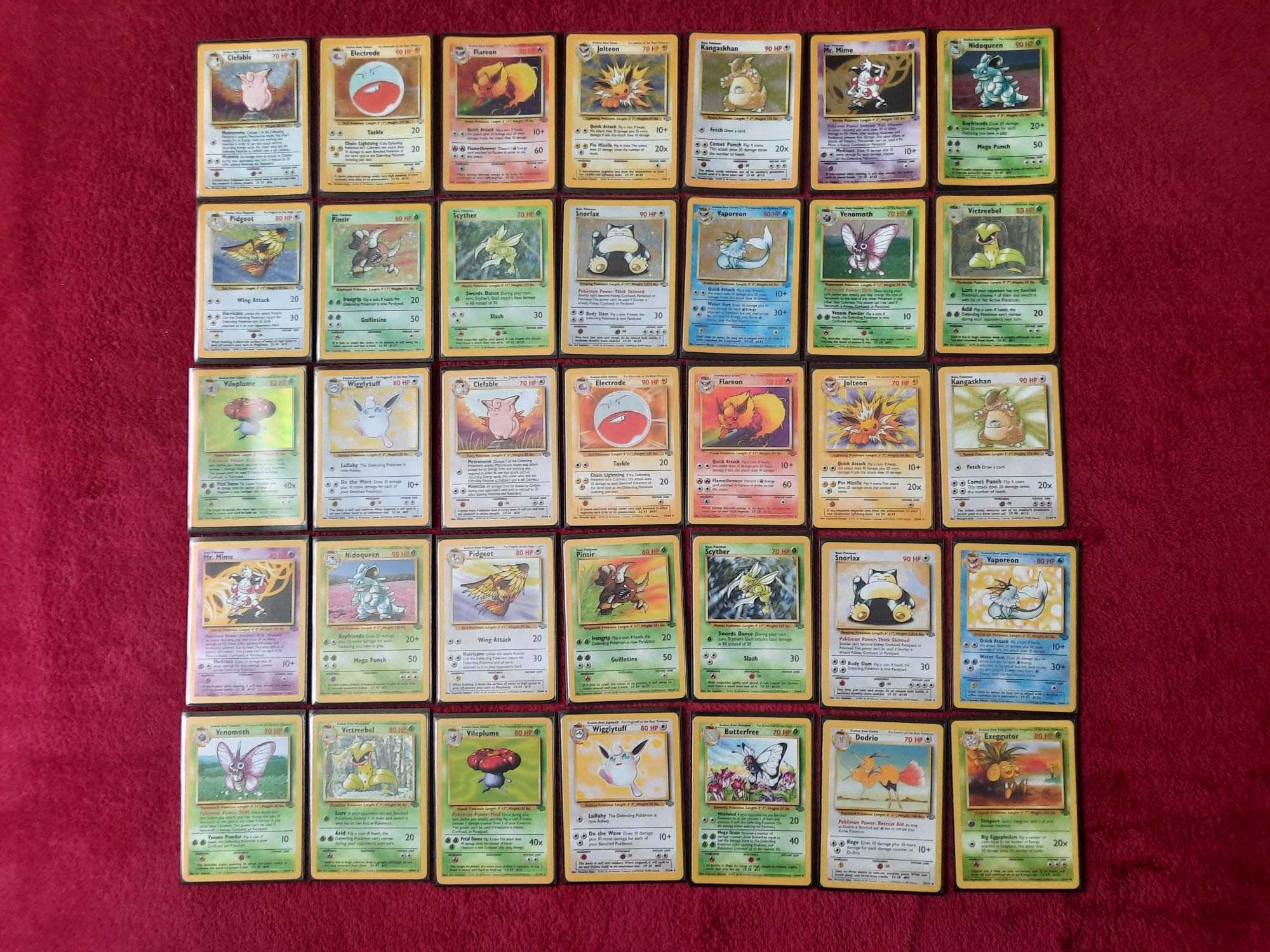 Pokemon Jungle 1999 - Colectie completa 64/64 - Toate Near Mint