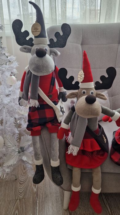 Коледни елени -изцяло ръчна изработка!