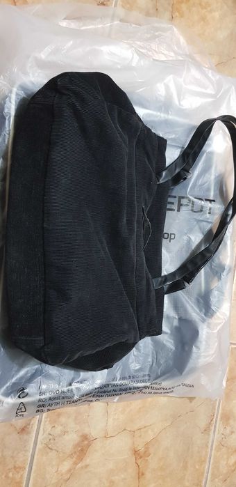 Чанта, синя, бяла, черна, джинсова.