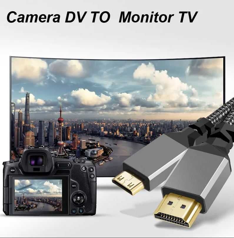 HDMI LA MINI HDMI MINIHDMI Extensie Cablu mufă masculin la masculin 2M