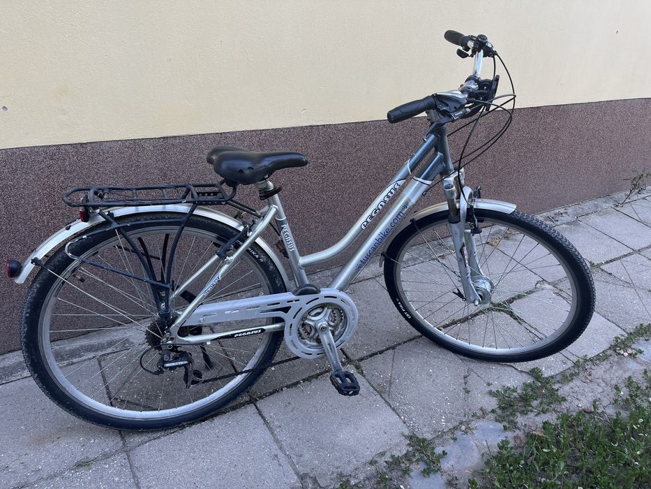 Bicicletă Pegasus damã, 21 viteze Shimano, suspensie, aluminiu