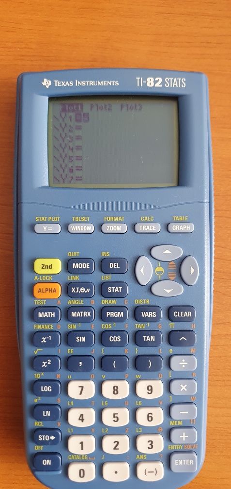 Calculator Texas Instruments TI 82 Stats
