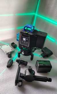 Лазерный уровень 4D лазерный нивелир Alyteco 16 лучей в кейсе