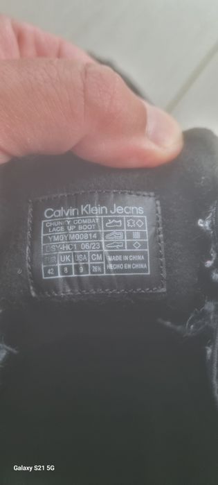 Мъжки кубинки (боти] Calvin Klein Jeans