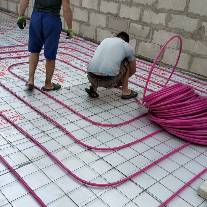 Тёплые полы отопления водоснабжения