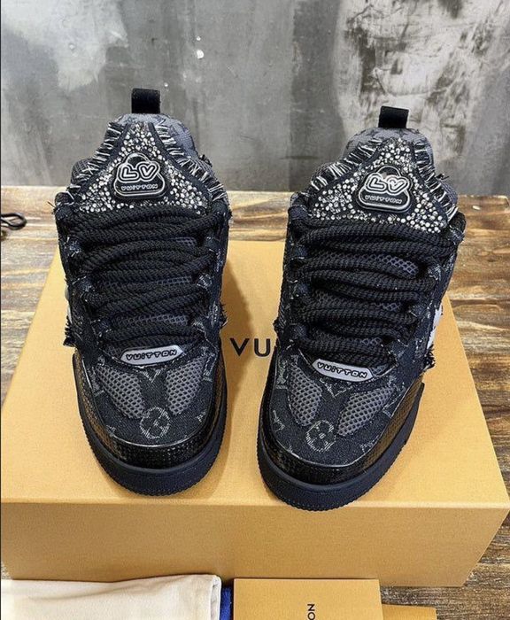 adidasi sneakers louis vuitton skate denim monogram