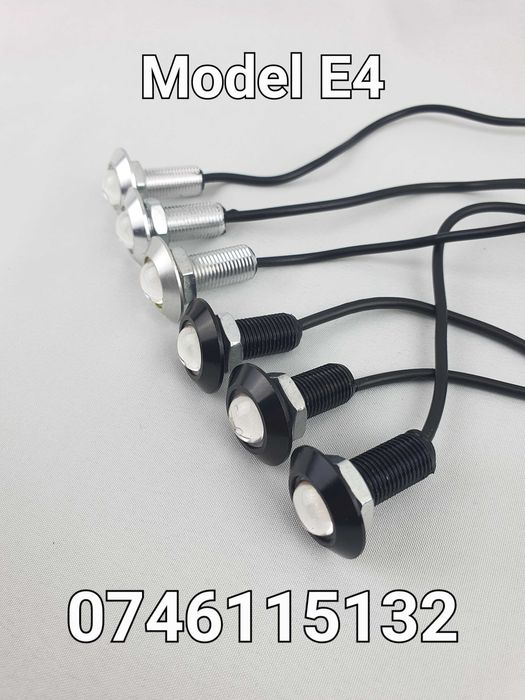 Mini Proiector LED-Lampa-Atv Cross Auto Scuter Moto Motocicleta-5W- E4