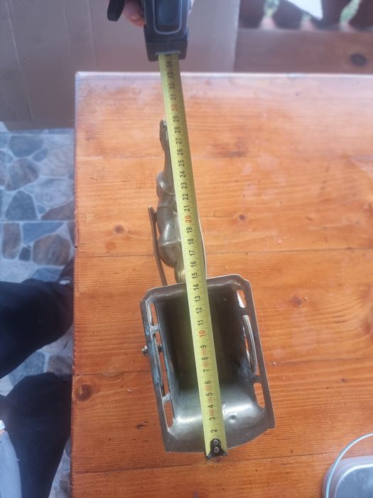 Trăsură cu cal bronz/alama