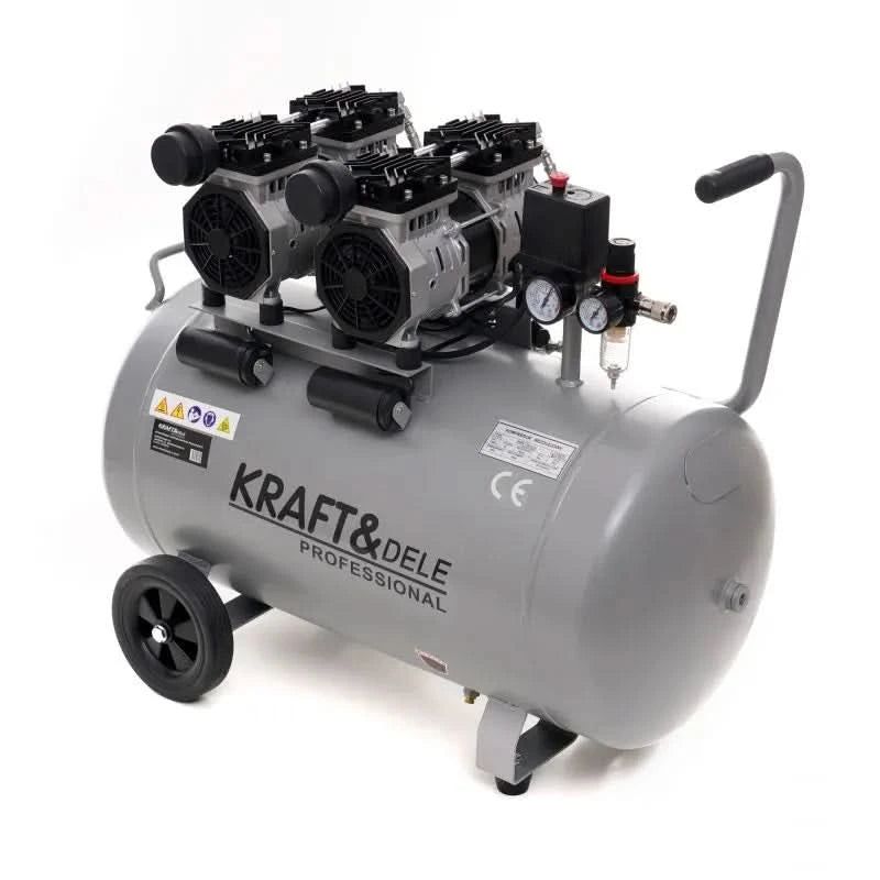 Compresor fara ulei silentios , 100L / 1500W X 2 , 582l/m , KD1398