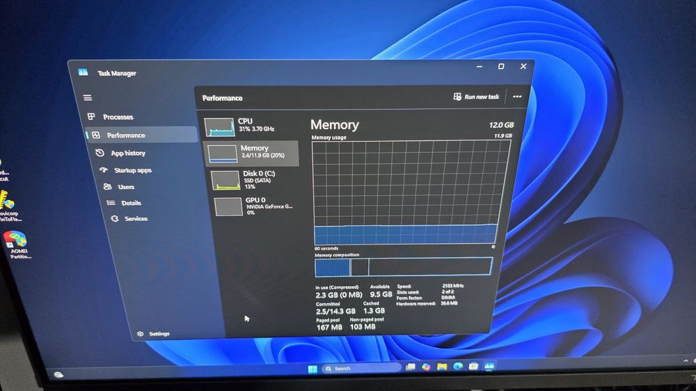 Unitate pc office gaming cu windows 11