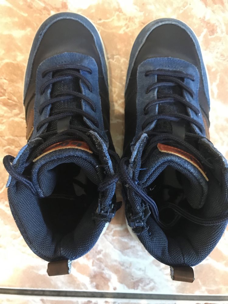 Боти Lee Cooper естествена кожа велур
