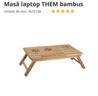 Masa laptop din bambus nou!