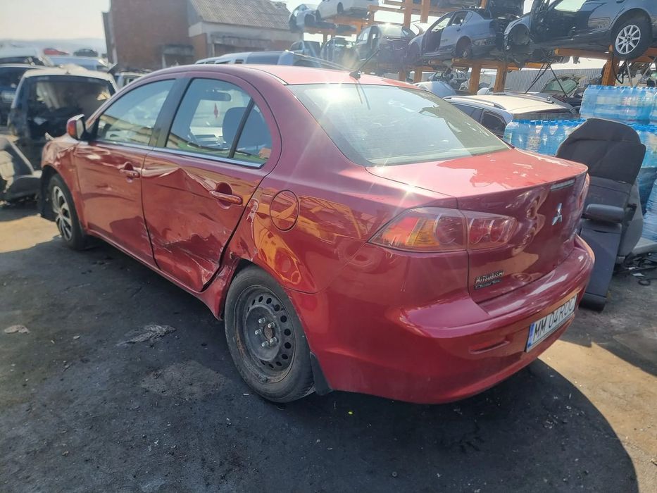 motor fara anexe cutie de viteze viteza manuala 6 trepte ambreiaj volanta turbina pompa injectie vacuum abs servodirectie rampa injectoare injector racitor gaze egr clapeta acceleratie Mitsubishi Lancer X facelift, an 2013, motor 1.8 d cod 4N13