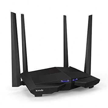 Router Wireless Tenda AC10U Gigabit AC1200 port USB 4 antene Sigilat