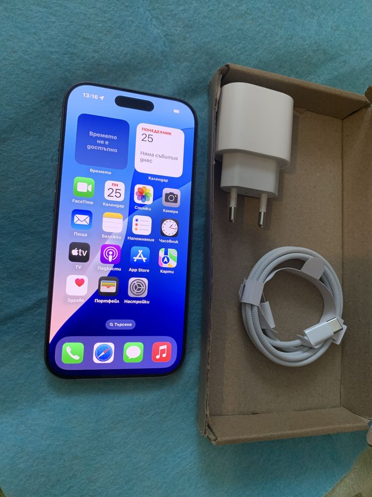Iphone 16 Pro 128 gb desert 100% батерия